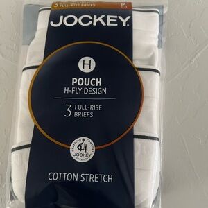 Jockey Men's Cotton Stretch Briefs - White